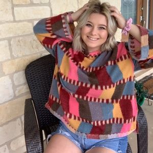 Baylie Paige Boutique Block Color Sweater